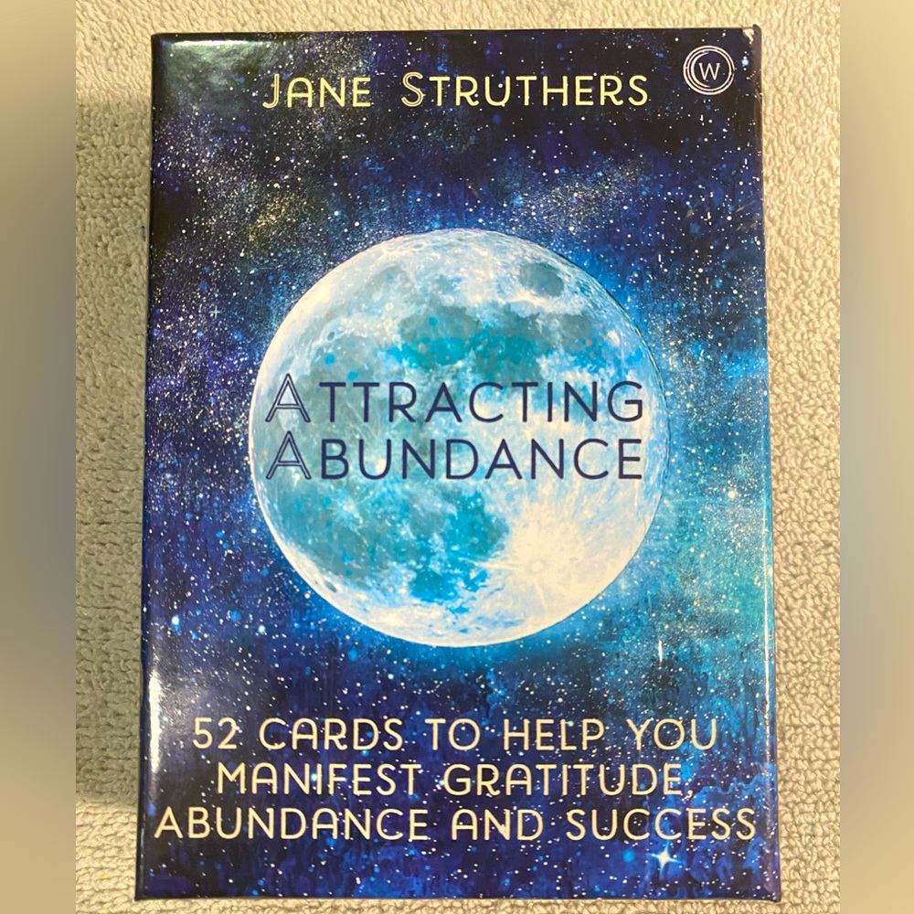 Oracle deck “ Attracting Abundance “ by Jane Struthers . 52 card
